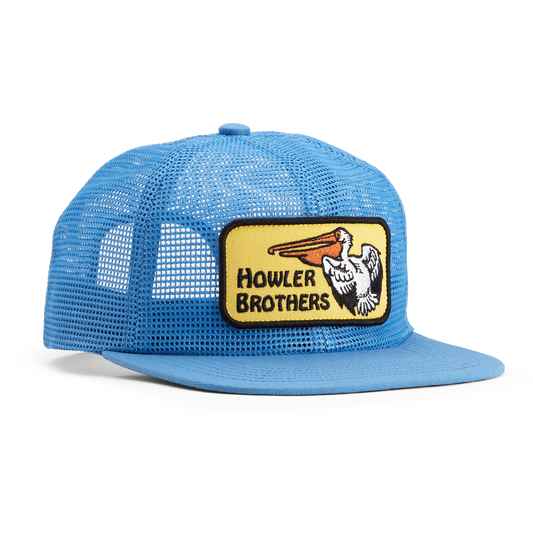Howler Bros Unstructured Snapback Hats - Feedstore: Pelican Badge Blue