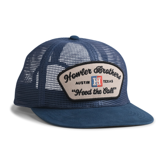 Howler Bros Unstructured Snapback Hats - Feedstore: Capital Blue