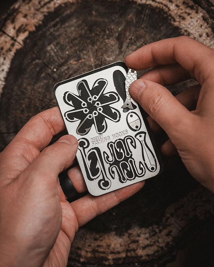 Fishing Hooks Adventure Card