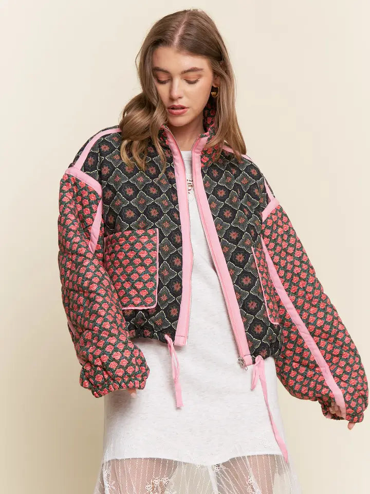 Floral Quilted Jacket