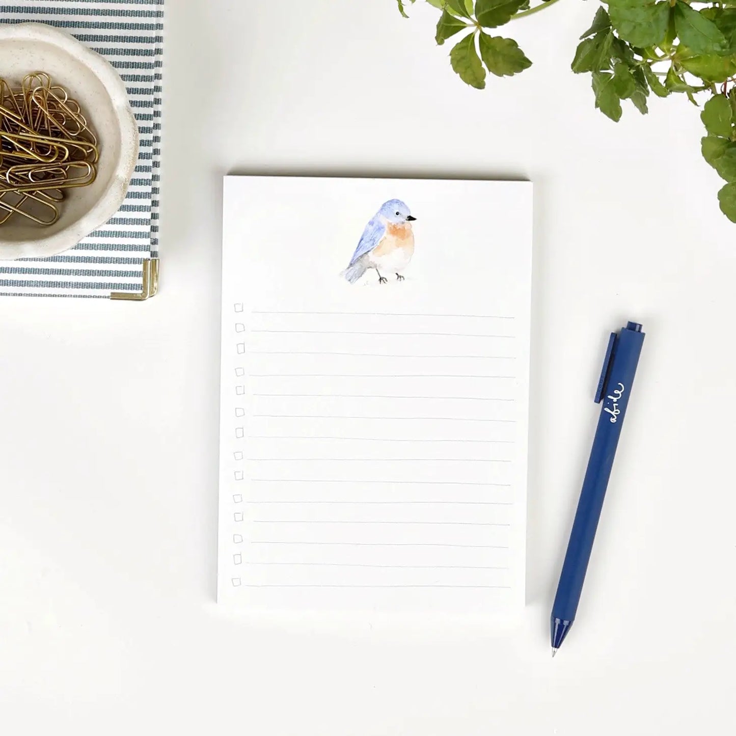 Watercolor Print Checklist Notepads