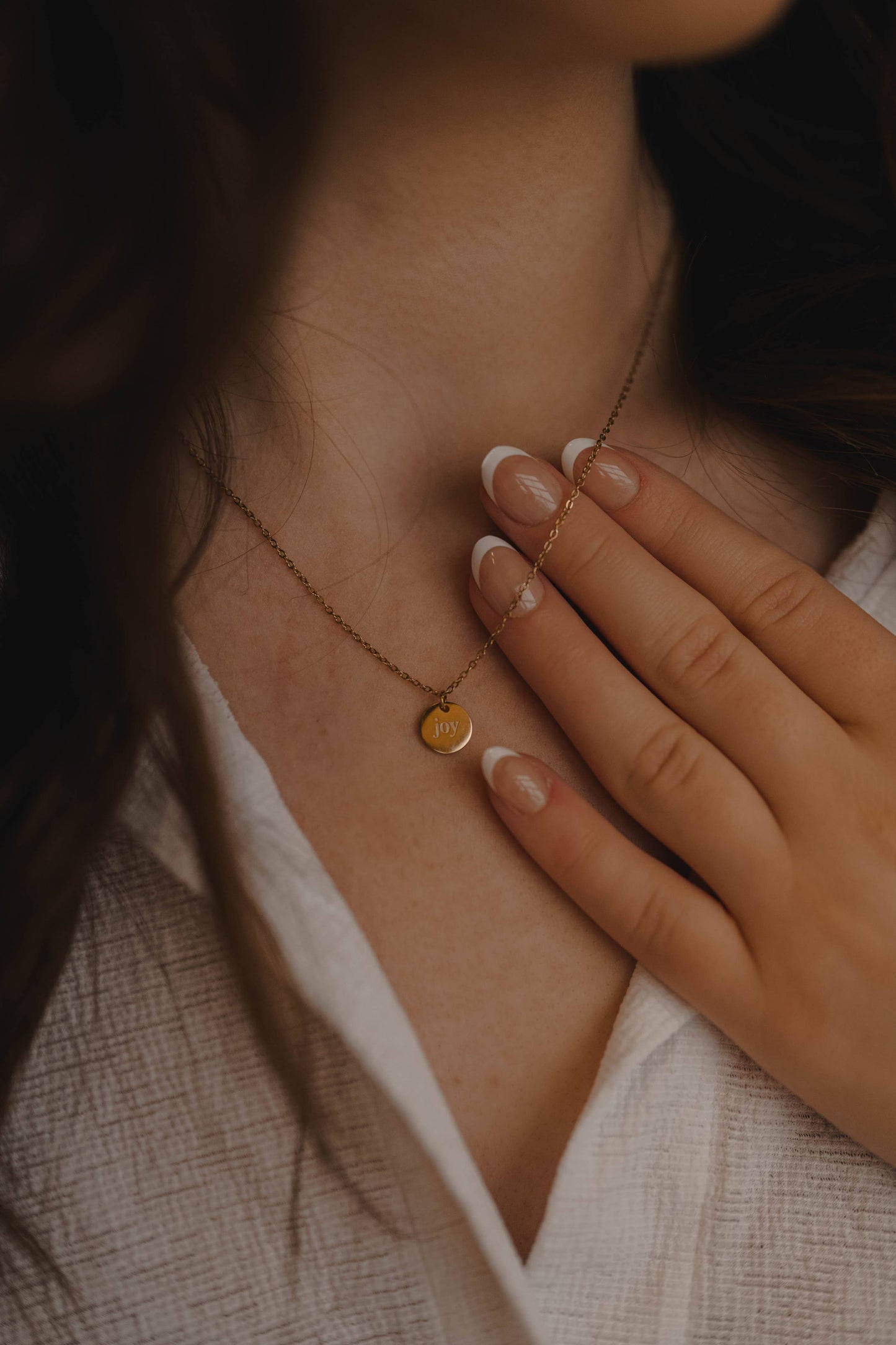 Joy Disc Necklace | Christian Jewelry