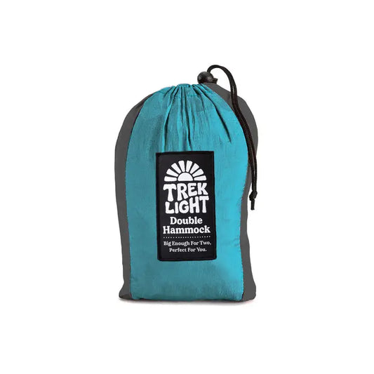 Double Hammock & Straps - Aqua & Charcoal