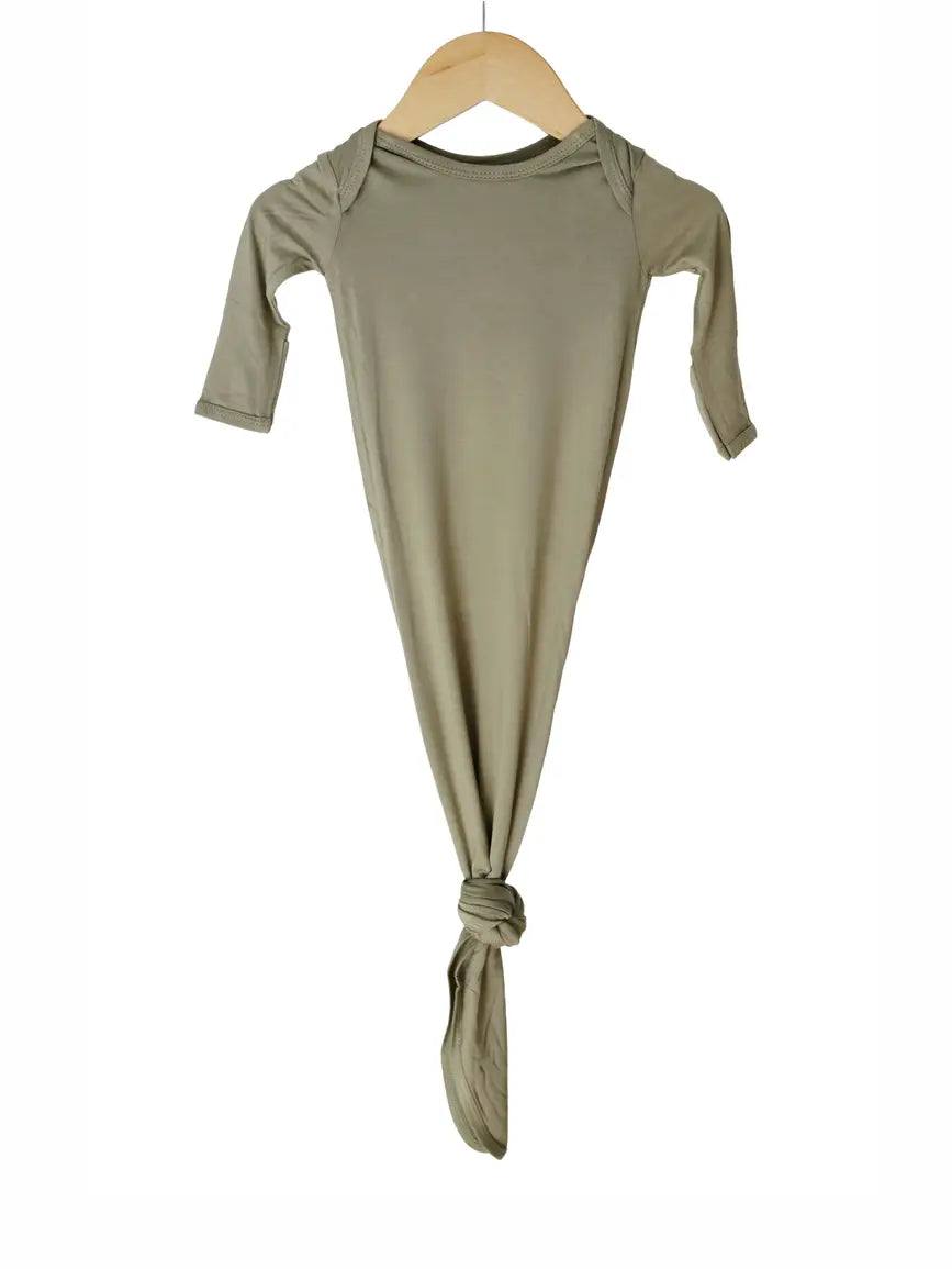Dried Thyme Bamboo Knotted Gown