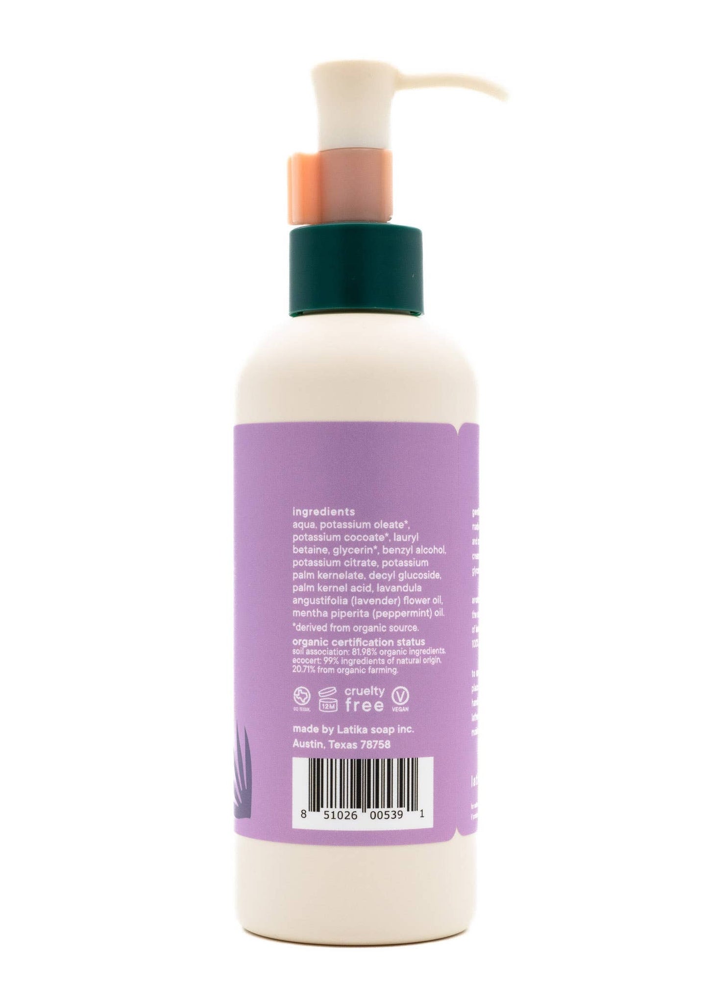 Organic Body Wash - CALM - Lavender essential oil