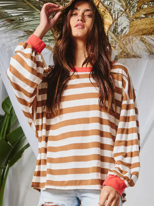 Oversized Striped Longsleeve