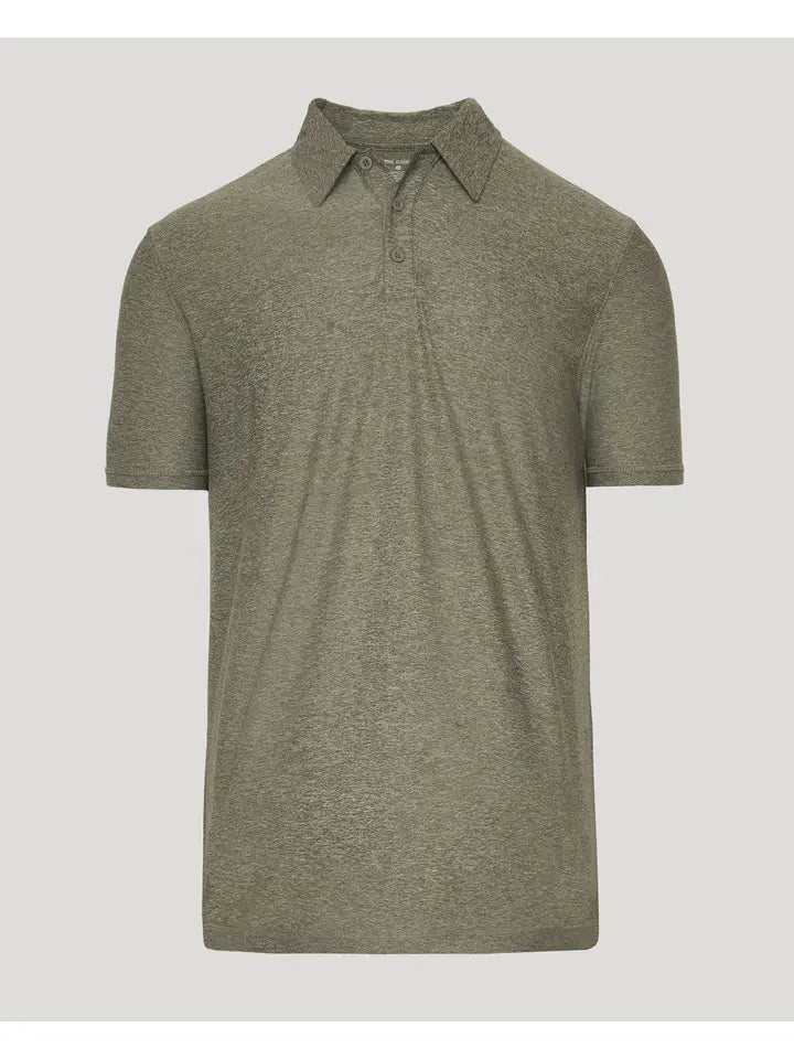 Men's Active Polo - Military Green