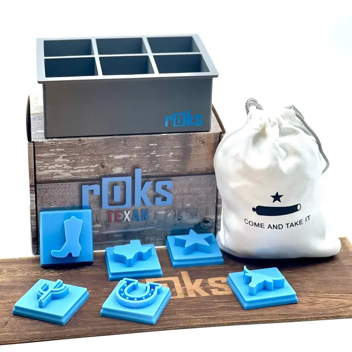 Texan Custom Cocktail Ice Tray Bundle