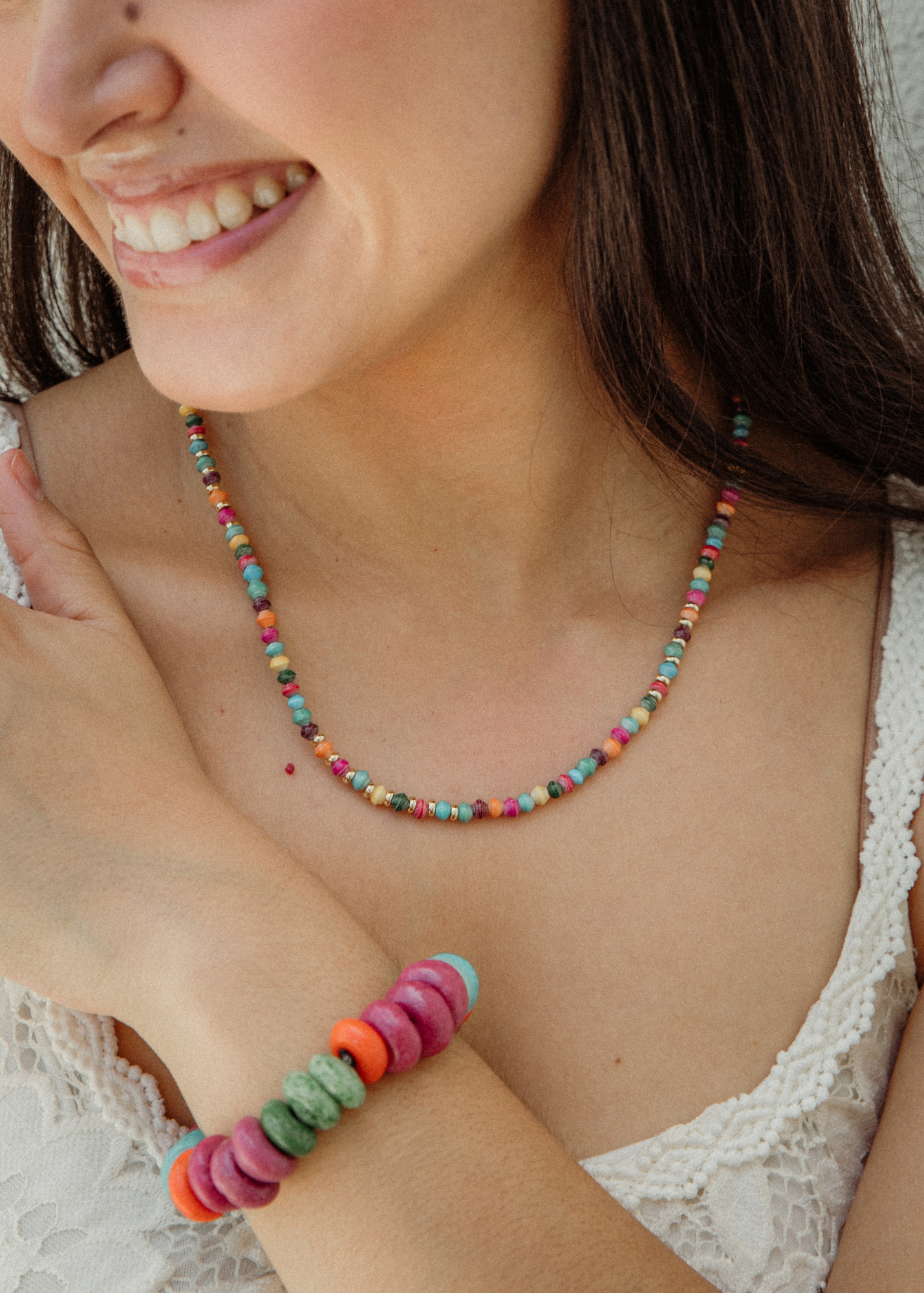 Layering Mini Beads Necklace