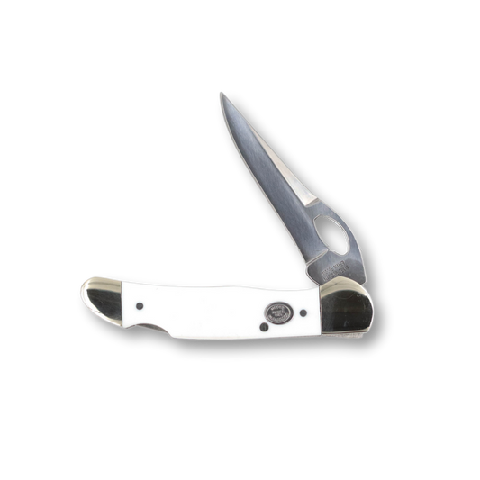 3109LBC White Delrin Lockback