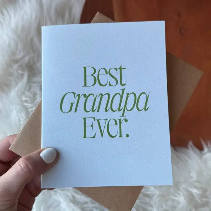 Best Grandpa Ever Father's Day Card