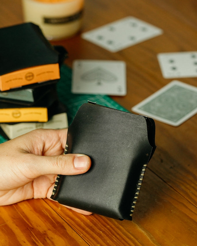 Handcrafted Playing Cards with Leather Case