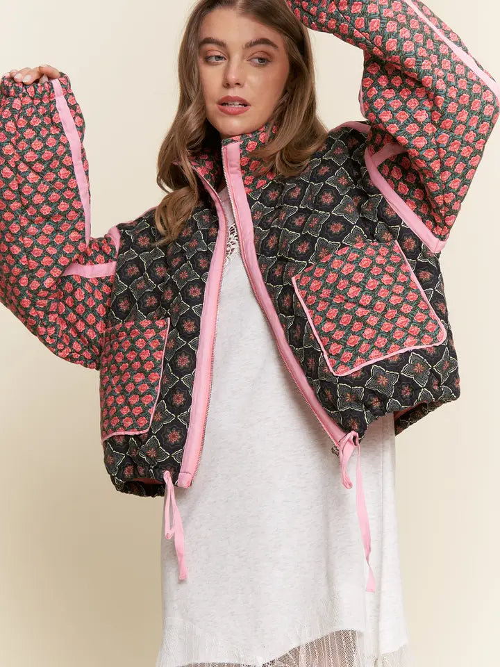 Floral Quilted Jacket