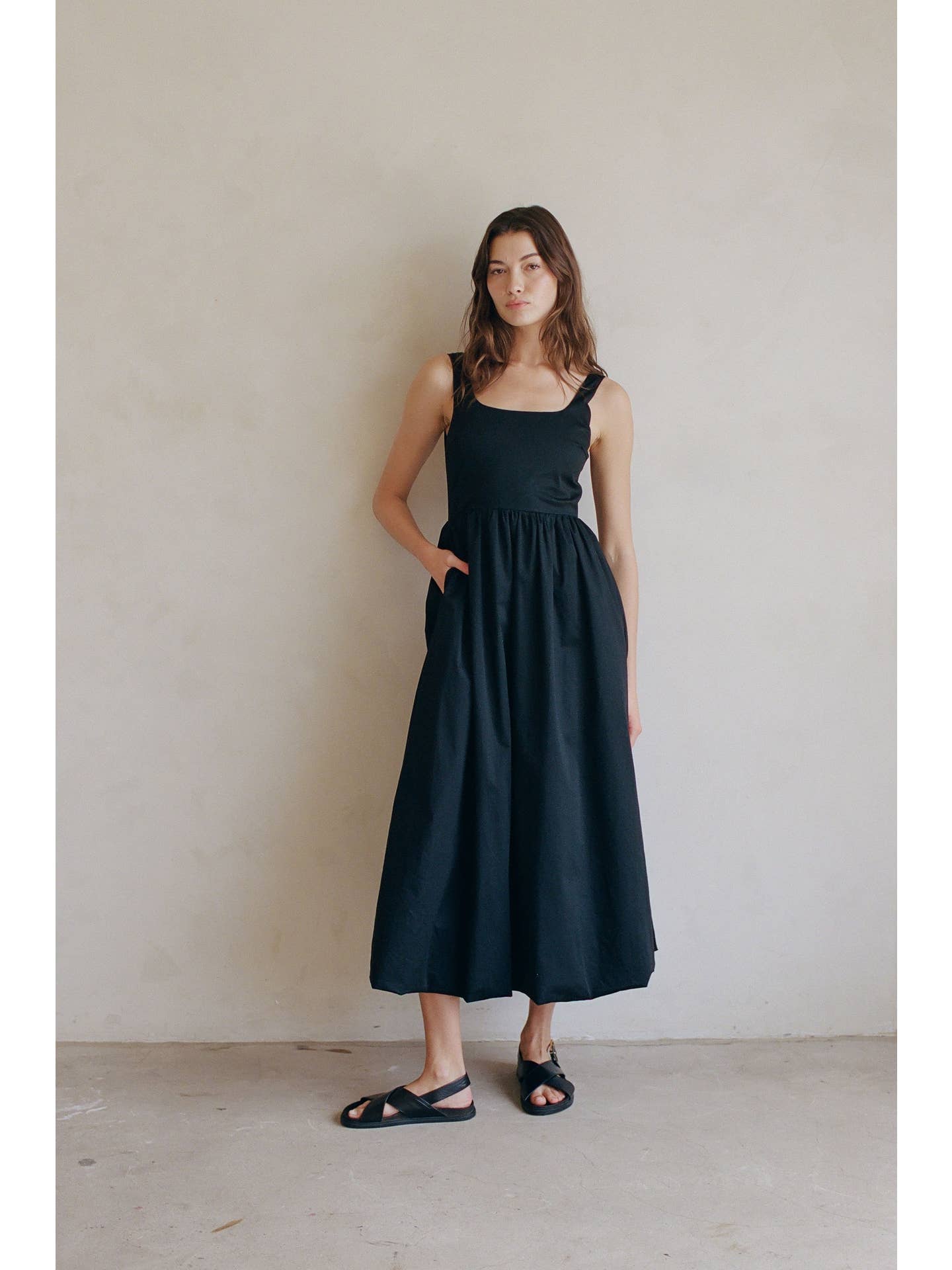 Bubble Hem Maxi Dress