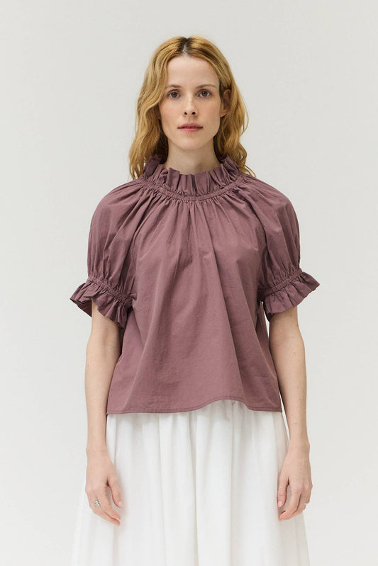 Bubble Sleeve Blouse