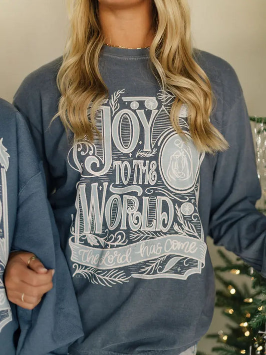 Joy To the World Graphic Long Sleeve
