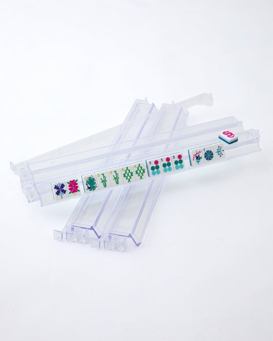 Mahjong Acrylic Rack & Pushers Set