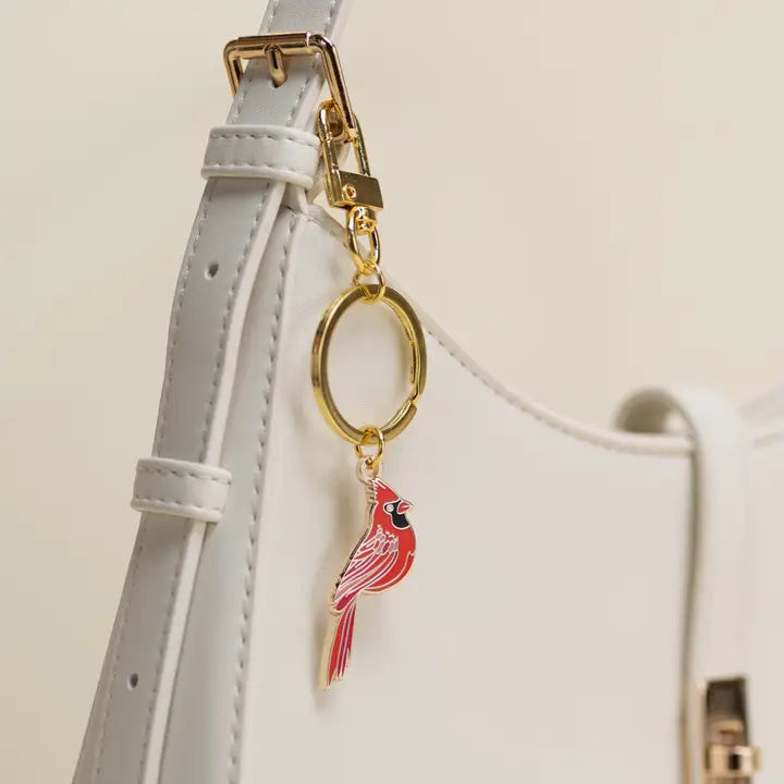 Red Cardinal Keychain & Bag Charm