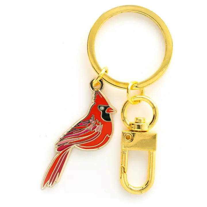 Red Cardinal Keychain & Bag Charm