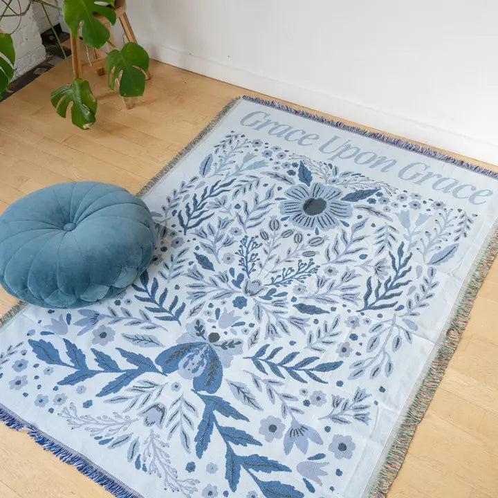 Grace Upon Grace Throw Blanket