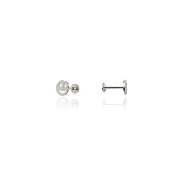 Simple Smiley Flat Back Earrings