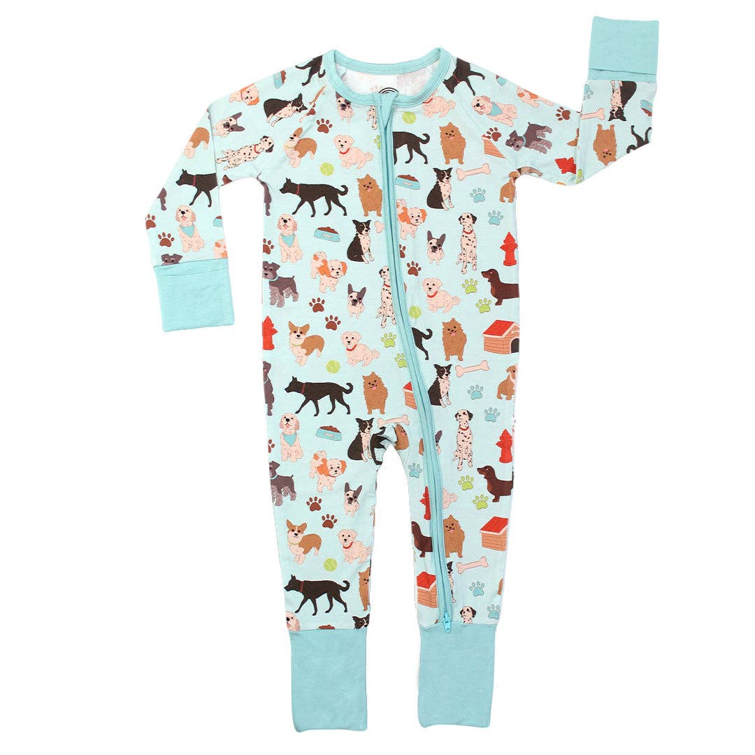 Dogs Bark Pets Bamboo Baby Pajamas