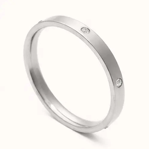 Skinny Corinne Ring- Silver