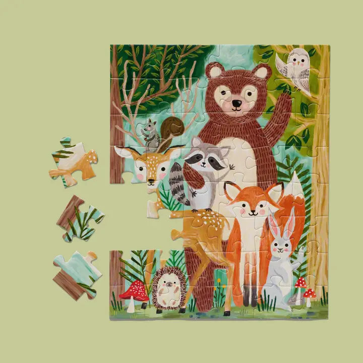 Woodland Cuties 48 Piece Kids Puzzle Snax