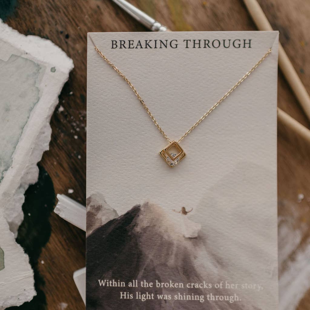 Breaking Through Necklace