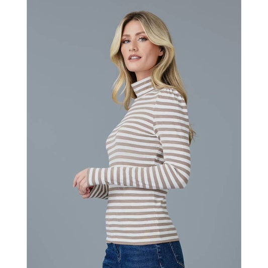 Essential Striped Turtleneck