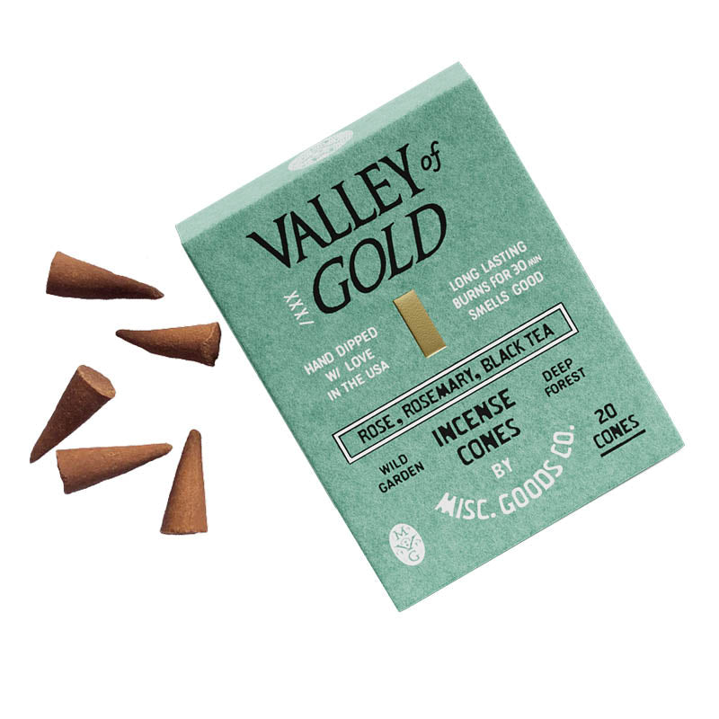 Valley of Gold Incense Cones