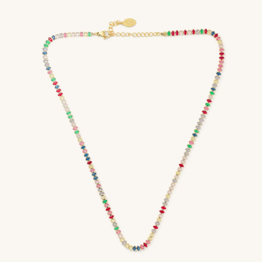 Rainbow Gem Necklace