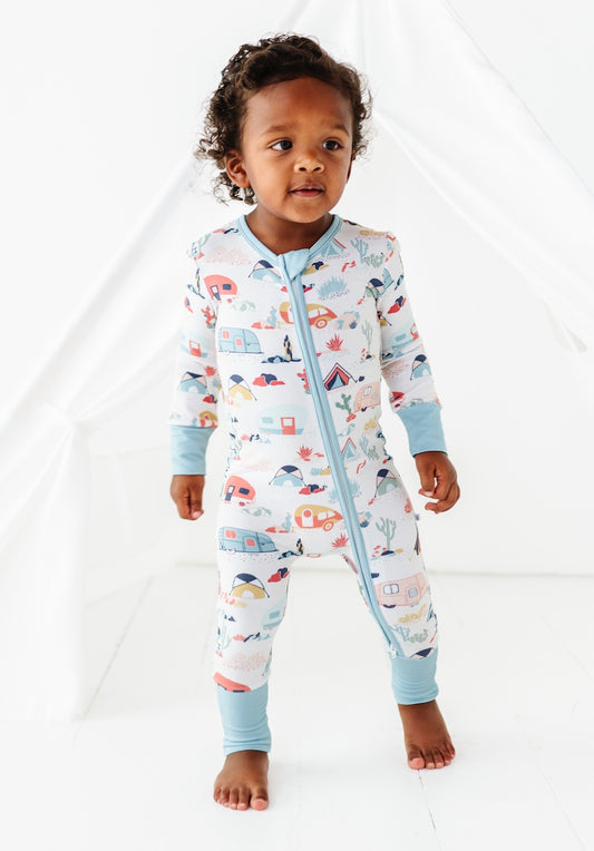 Baby Bamboo Pajamas - Desert Western Camper