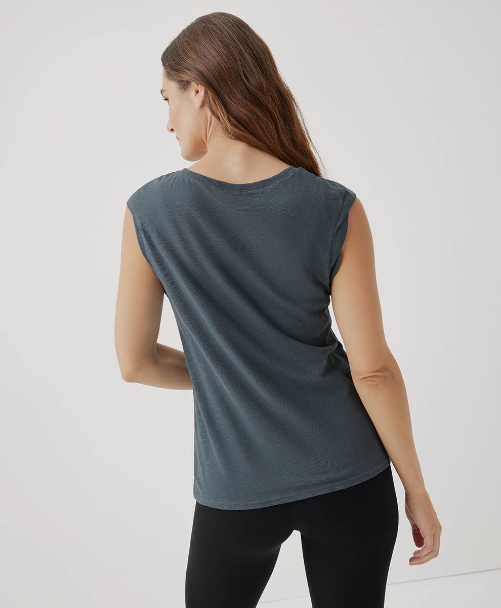 Pact Brand Featherweight Slub Muscle Tee - Ore