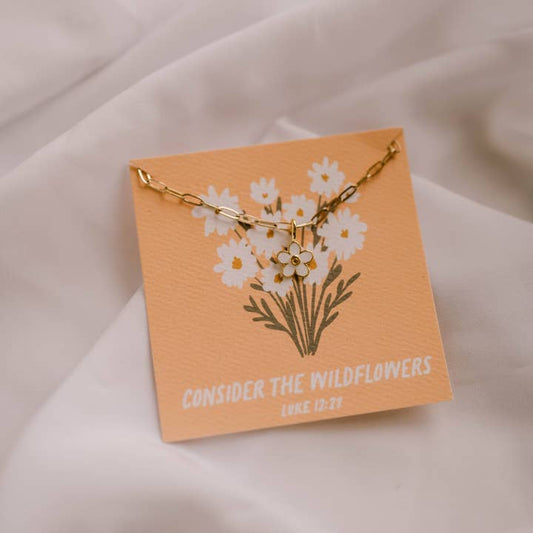 Consider the Wildflowers Charm Necklace