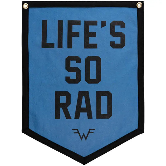 Life's So Rad Camp Flag