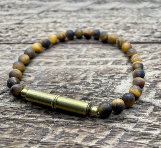 Flint Beaded Bracelet Tiger Eye