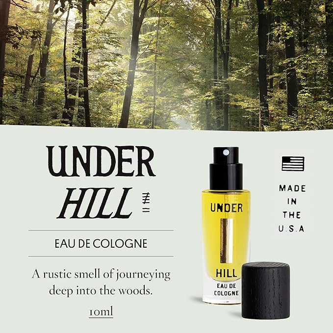 Underhill Eau De Cologne | Unisex Aromatic Blend 10ml