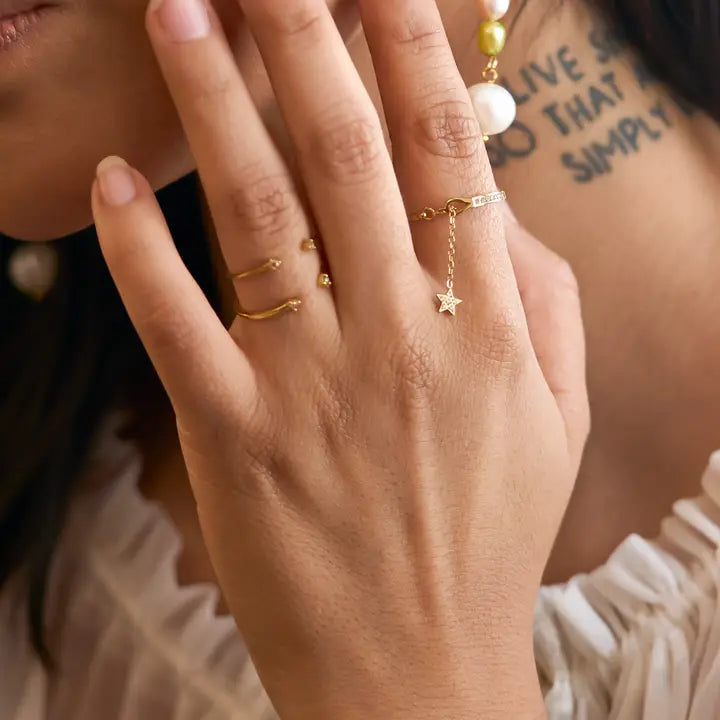Jules Stacking Ring - 18K Gold Plated