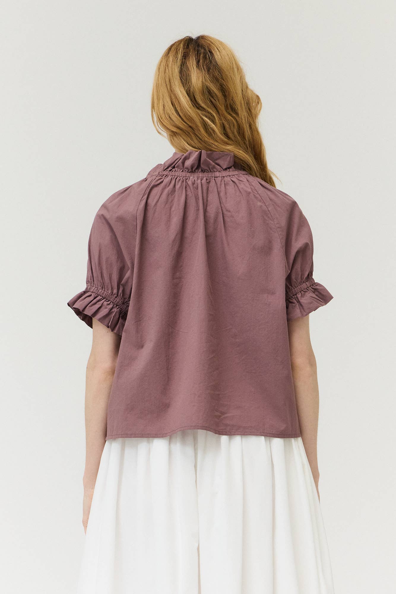 Bubble Sleeve Blouse