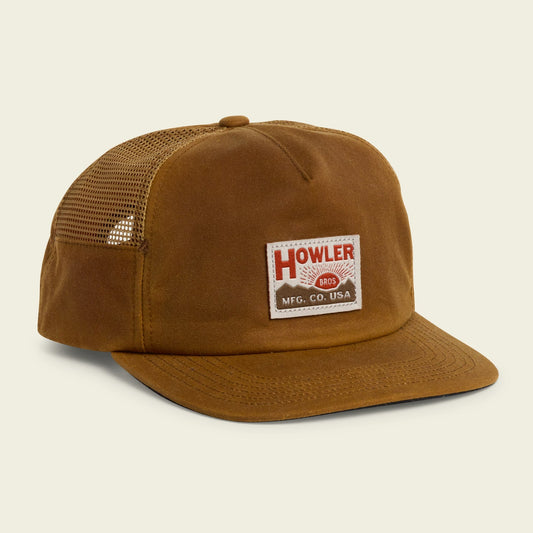Unstructured Snapback Hat - HB Mfg. Co - Waxed Canvas