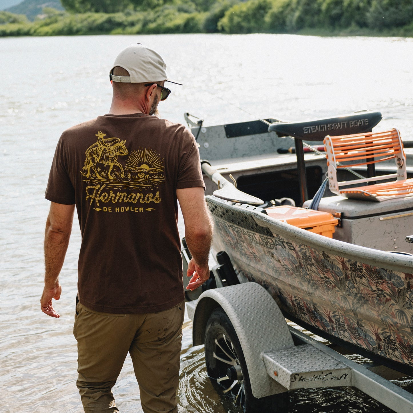 Sunset Rider Tshirt - Mahogany