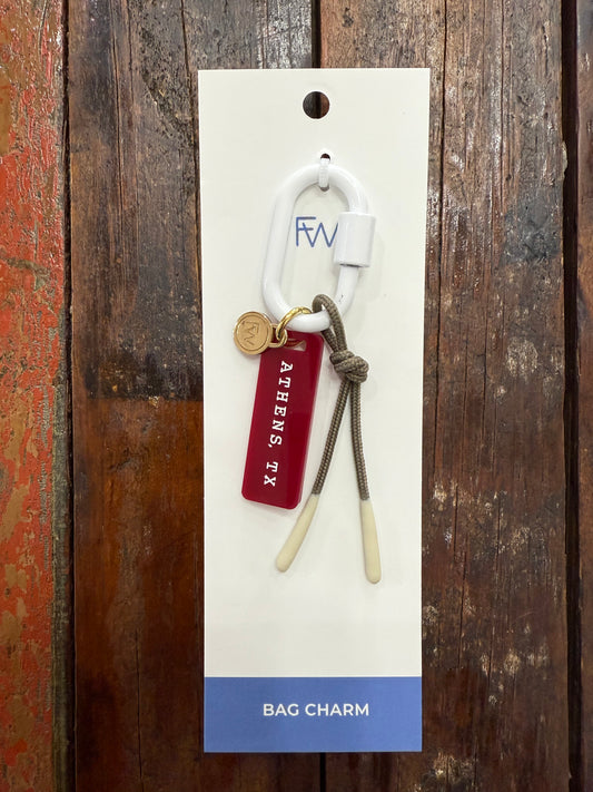 Athens Bag Charm Key Ring