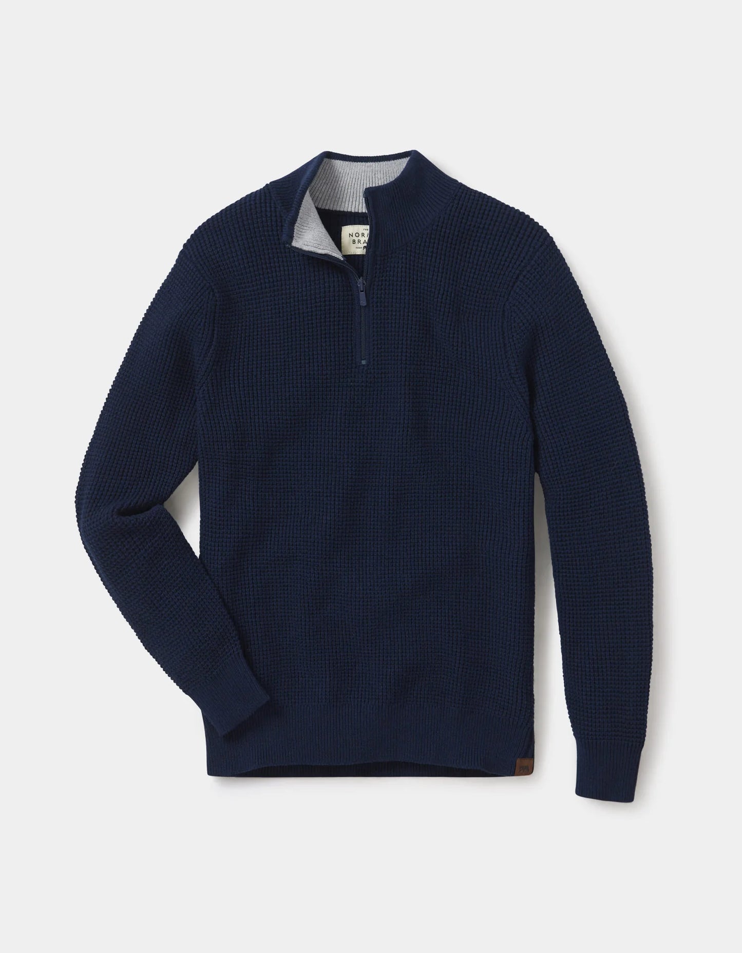 The Normal Brand Waffle Knit Quarter Zip