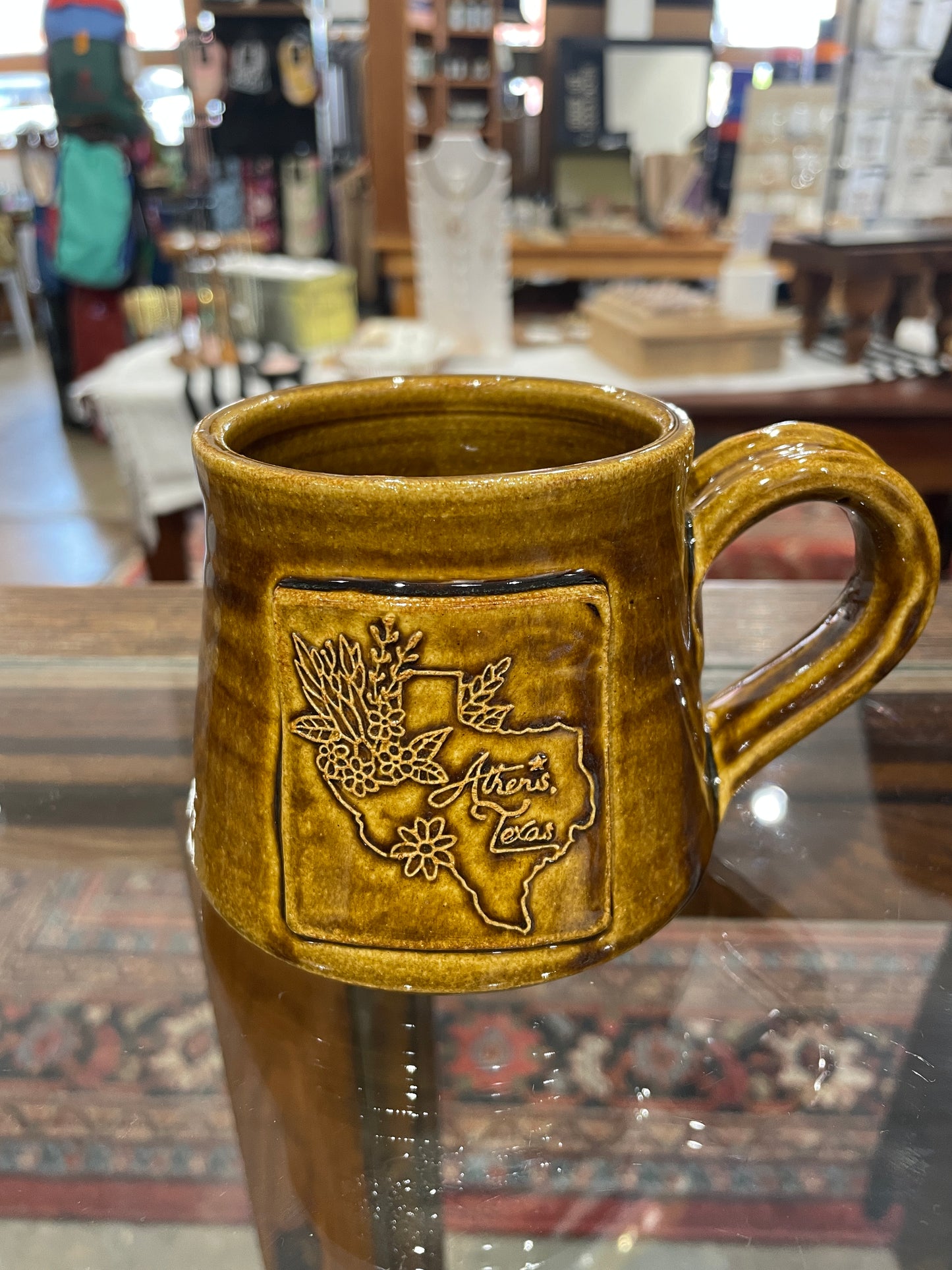 "Athens, Texas" Wildflower Mug