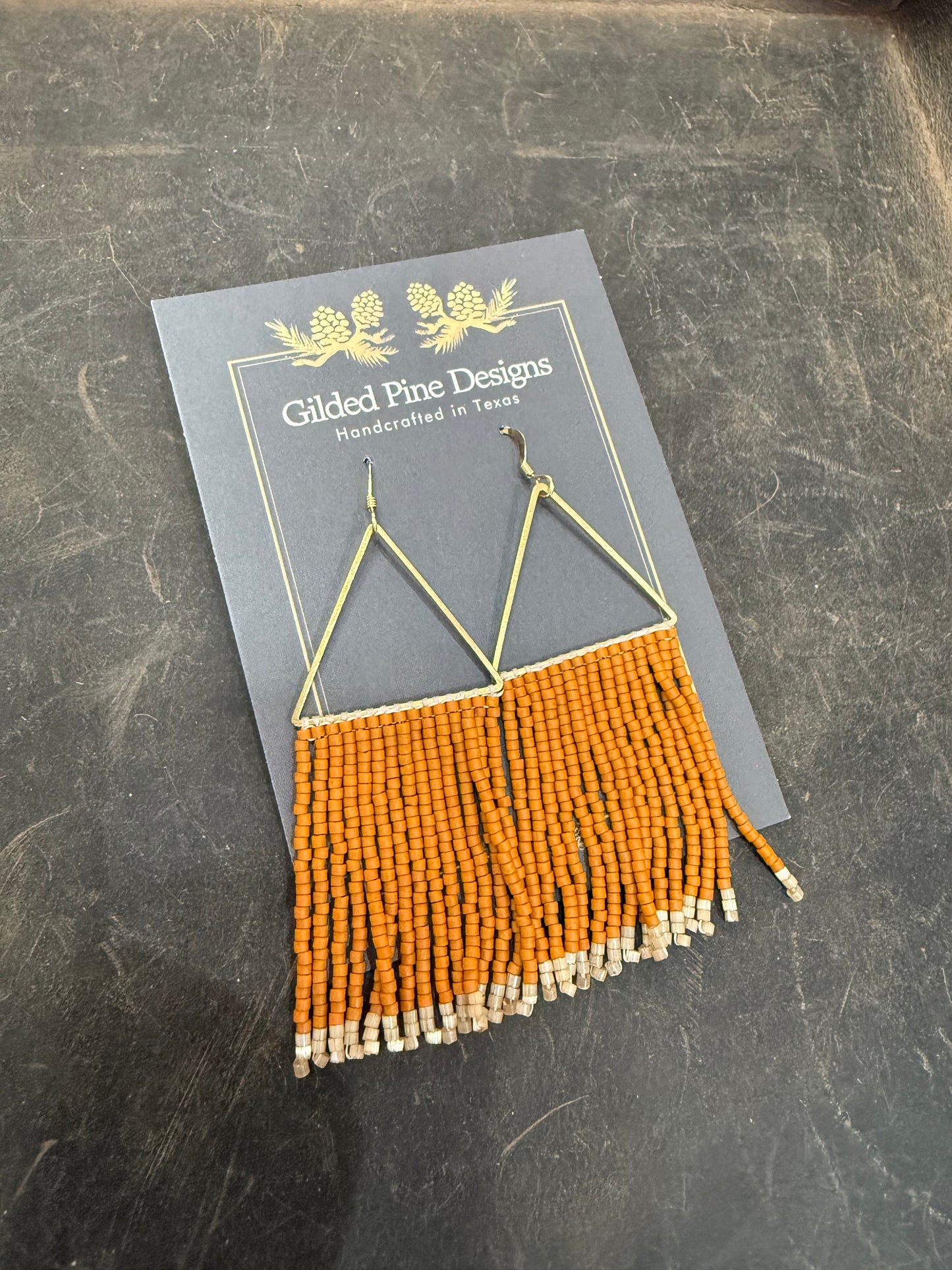 Triangle Fringe Earrings