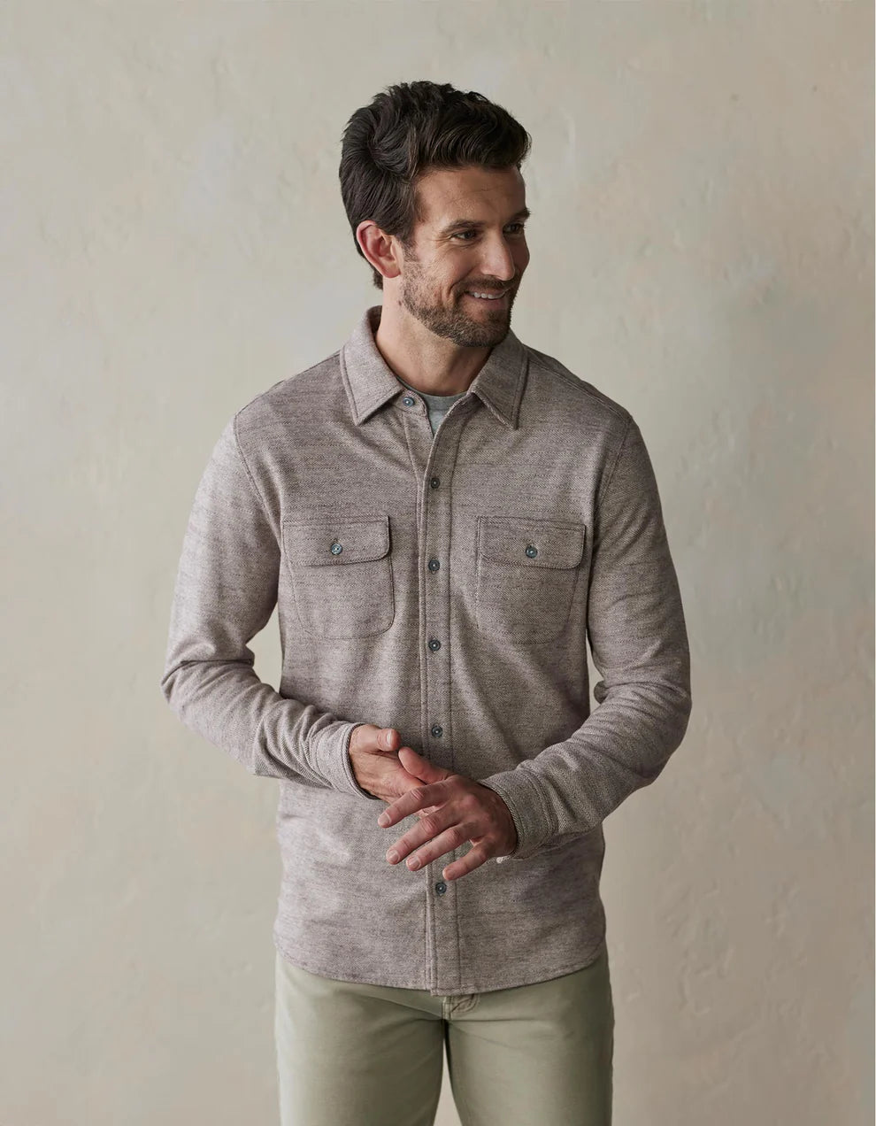 The Normal Brand Textured Knit Shirt