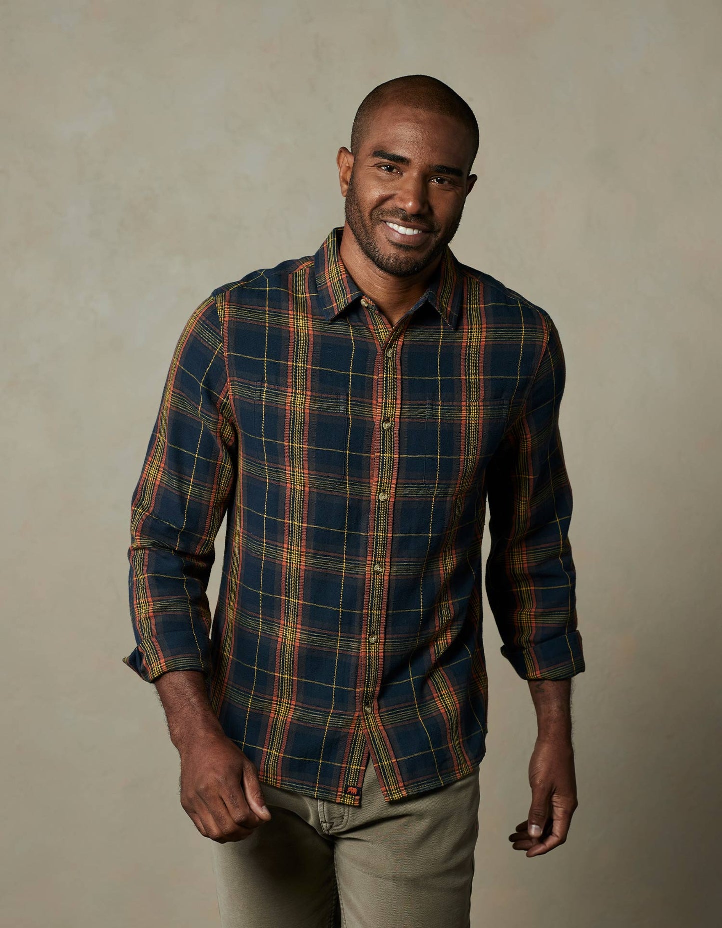 The Normal Brand Jackson Lightweight Flannel Pacific Plaid