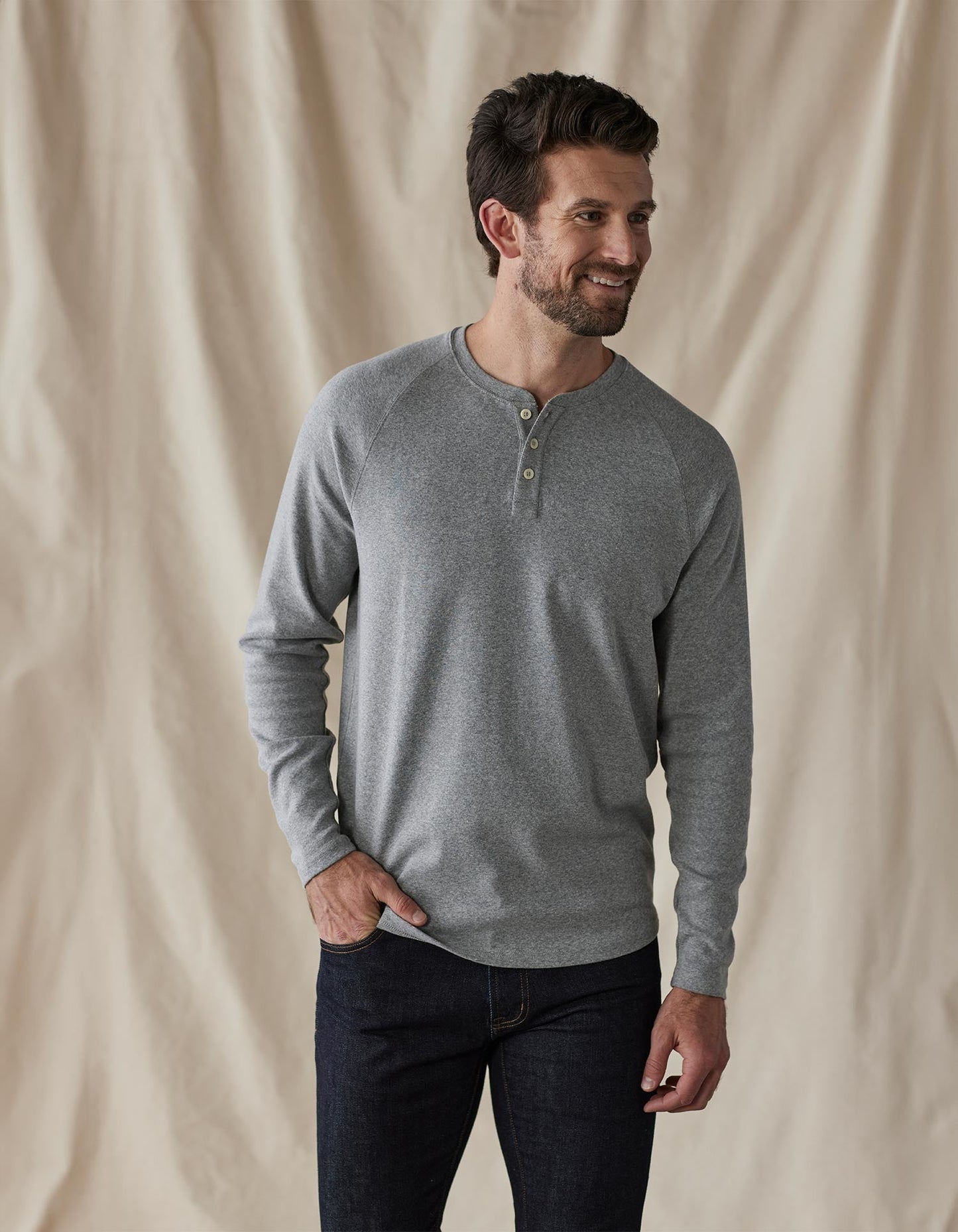 The Normal Brand Puremeso Everyday Henley