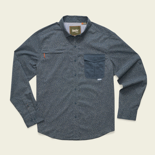 Matagorda Longsleeve - Lotsa Dots : Dark Slate